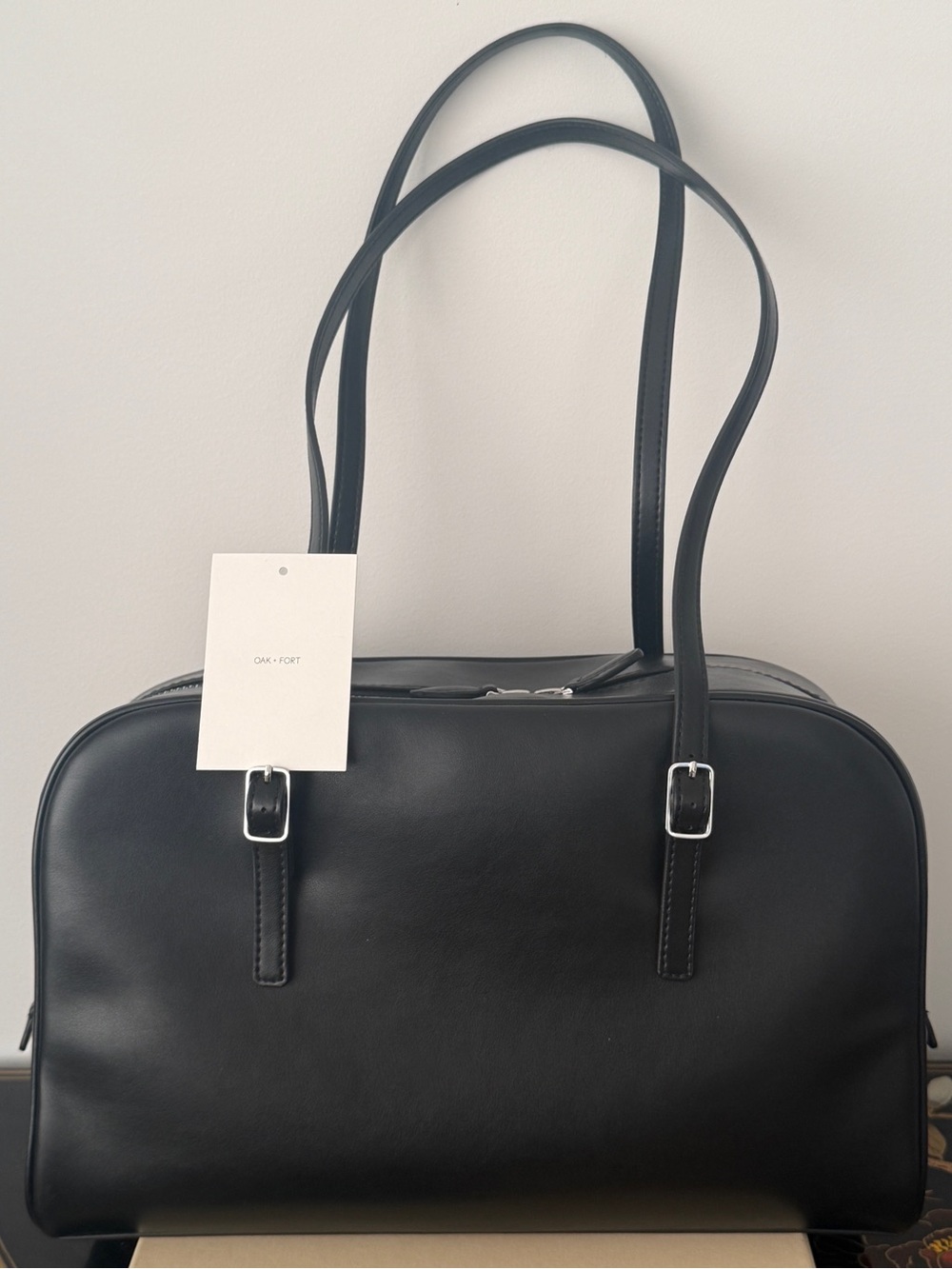 OAK + FORT Black Shoulder Bag